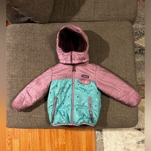 4T Girls Patagonia Reversible Winter Jacket